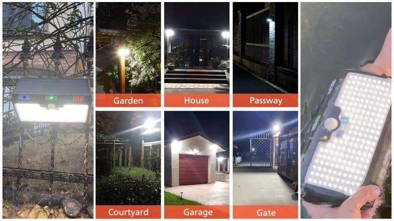 Outdoor Solar Security Light, Solar Motion Detector Lights