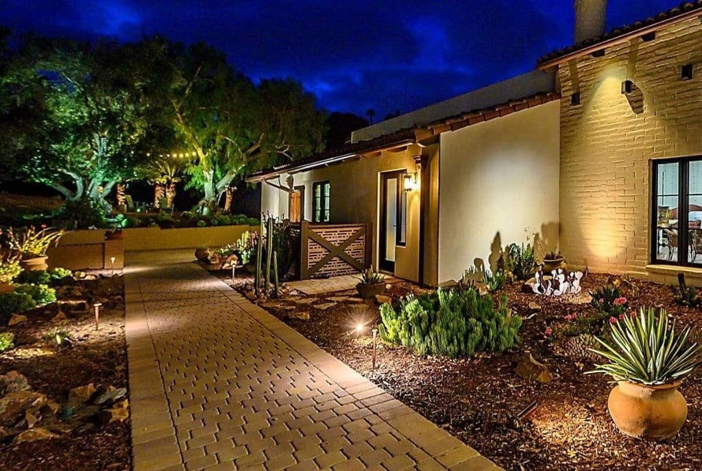 how to use layers of light for outdoor lighting