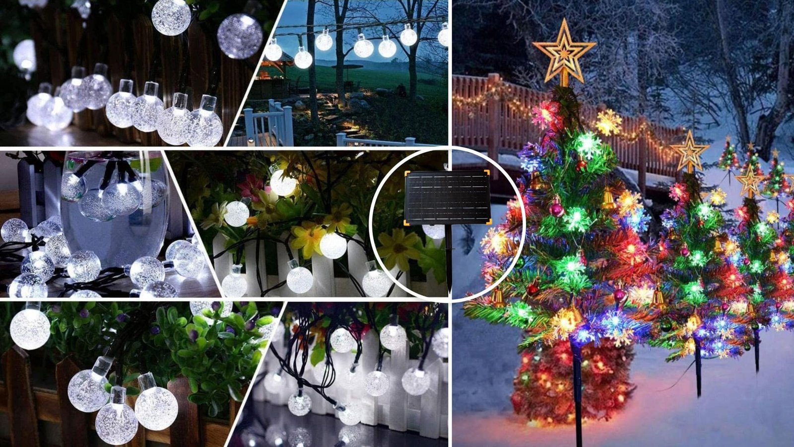 how can solar christmas lights enhance the aesthetic of holiday decor