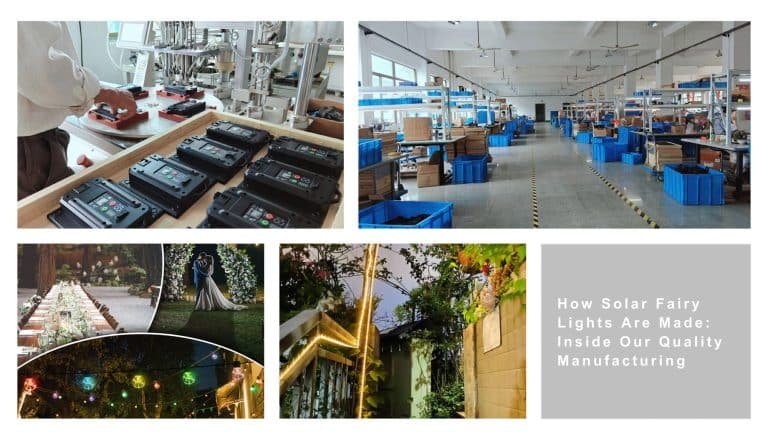solar powered fairy lights manufacturing process revealed